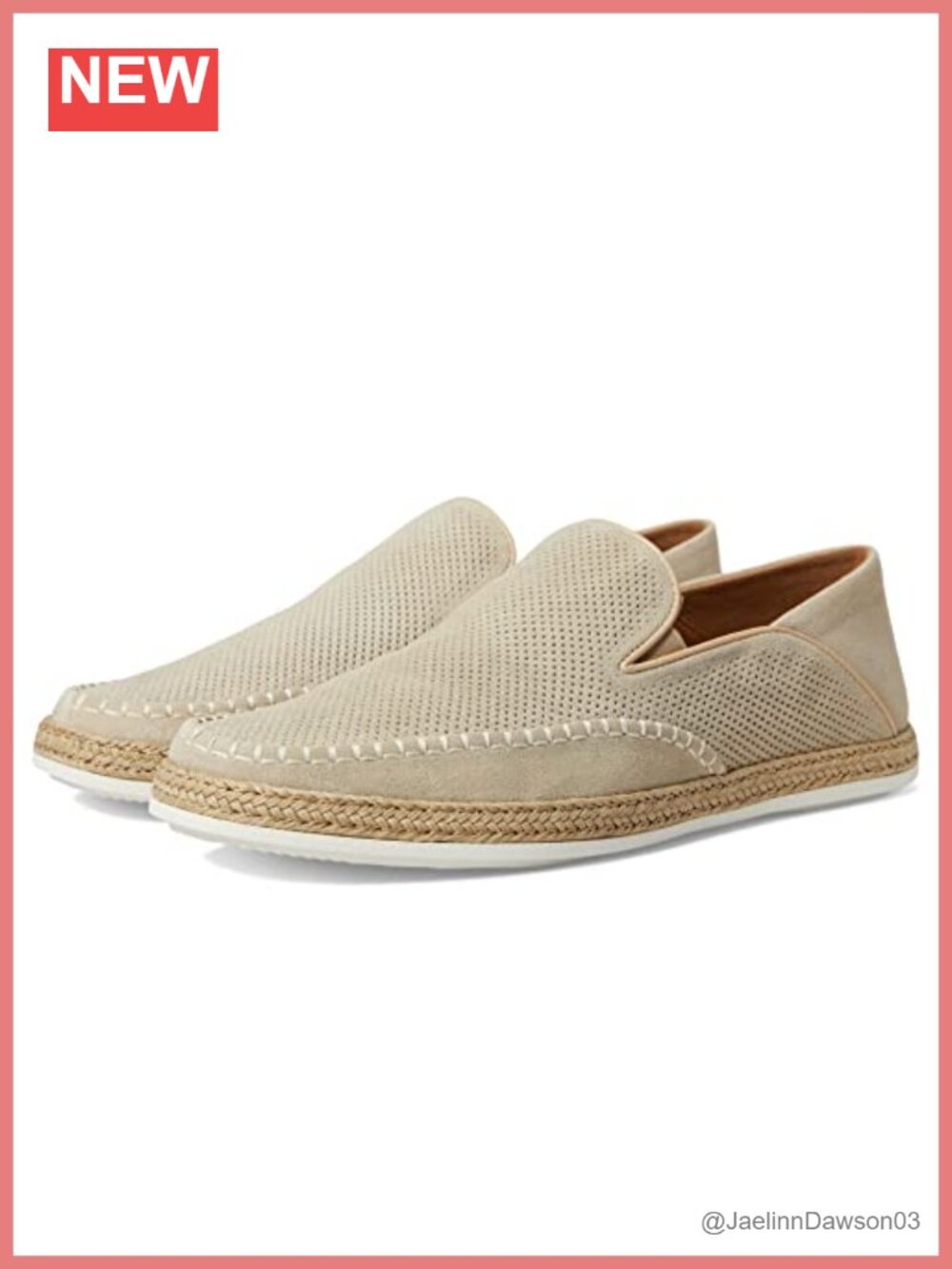 Suede Espadrille Flats Slip-On Casual Comfort Cushioned Lightweight